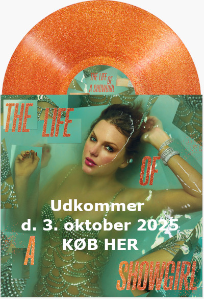 Taylor Swift The Life of a Showgirl Sweat And Vanilla Perfume Portofino Orange Glitter Vinyl LP