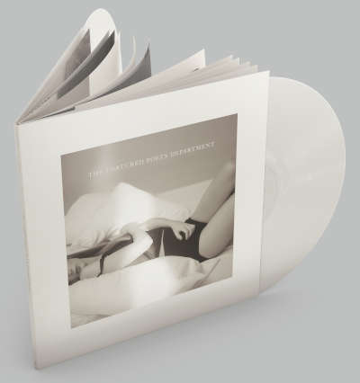Taylor Swift: The Tortured Poets Department - Hvid Vinyl (2LP)