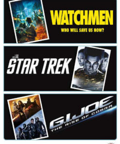 Watchmen / Star Trek XI / G.I. Joe: The Rise of Cobra (DVD)
